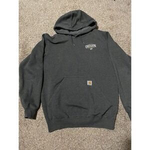 Carhartt Oregon Fruit Products Hoodie Sweatshirt Mens Small S Gray